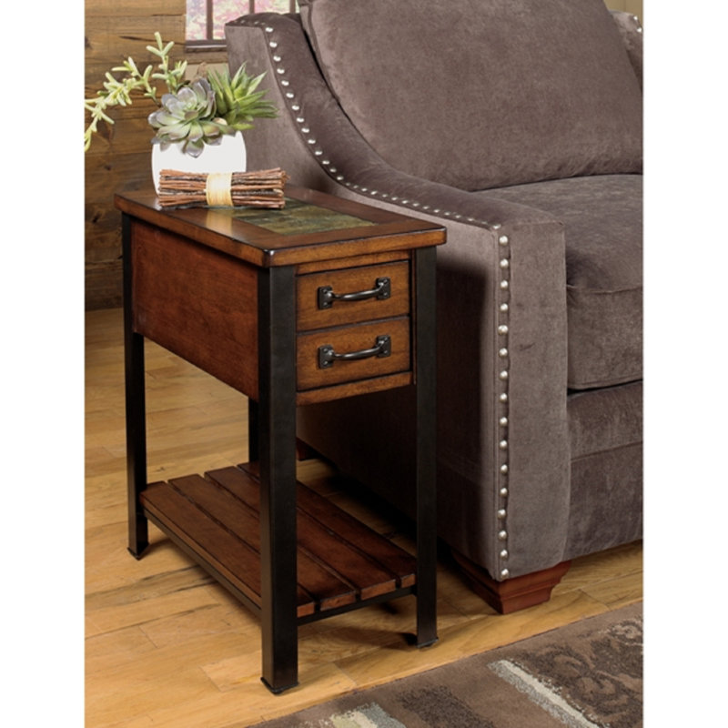 Wildon Home® 3013 24'' Tall End Table with Storage & Reviews Wayfair